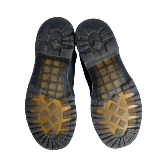 Dr. Martens 2976 Leonore black leather Chelsea boots fur lining size 10 - Picture 5 of 7